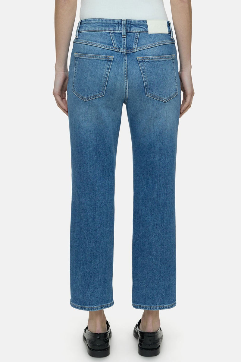 Closed Milo Jean in Mid Blue