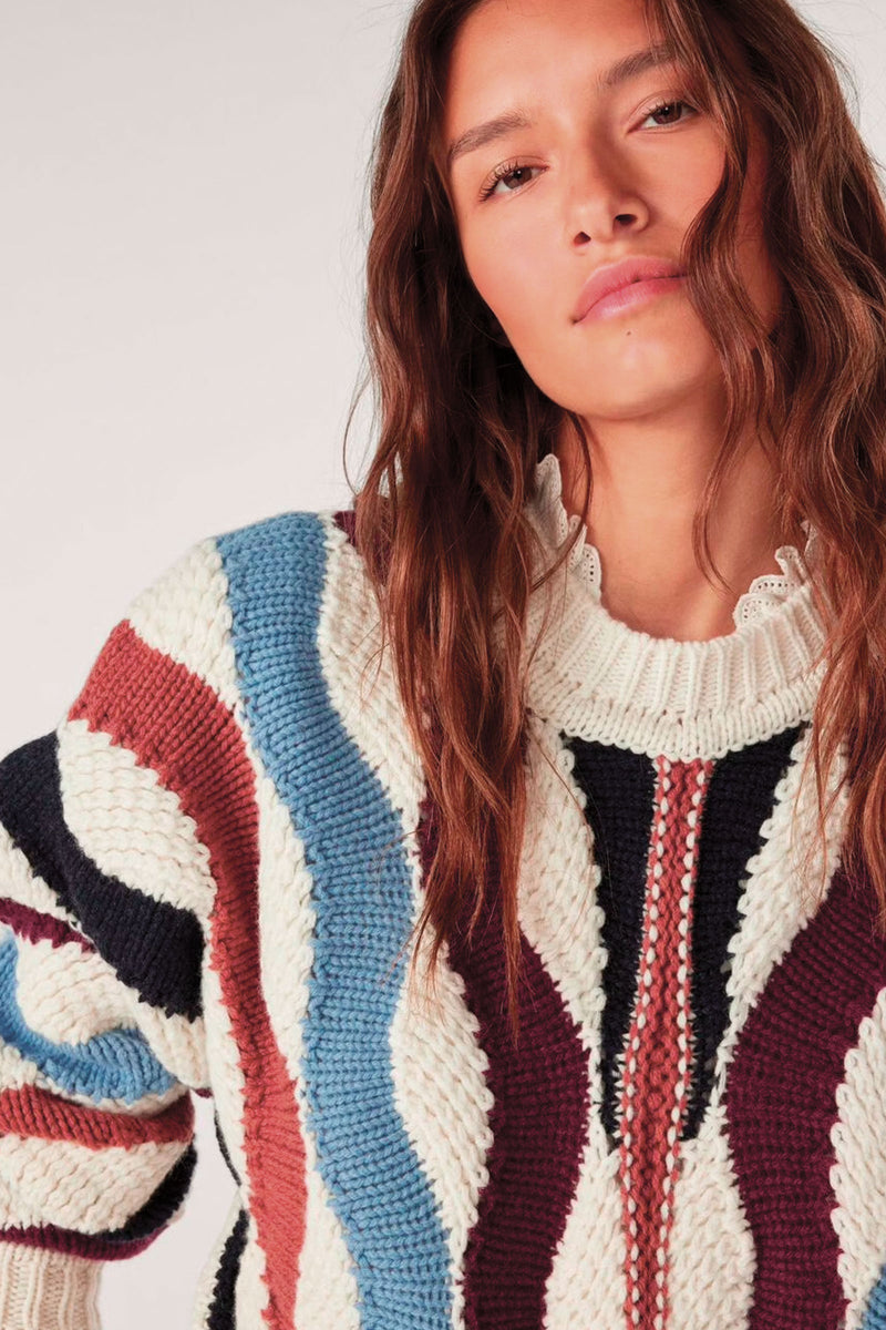 BA&SH Weber Sweater in Ecru