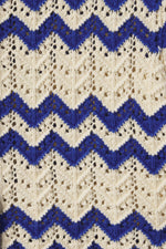 Trovata Paloma Cardigan In Blue Stripe