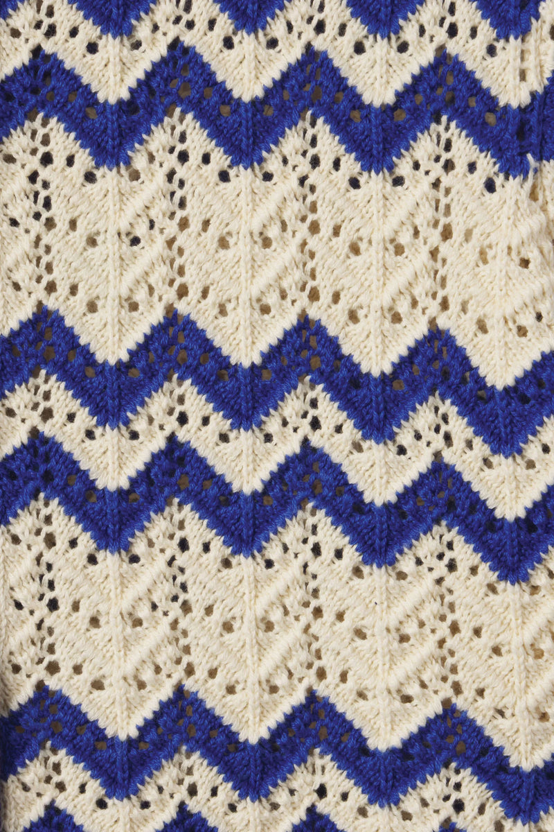 Trovata Paloma Cardigan In Blue Stripe