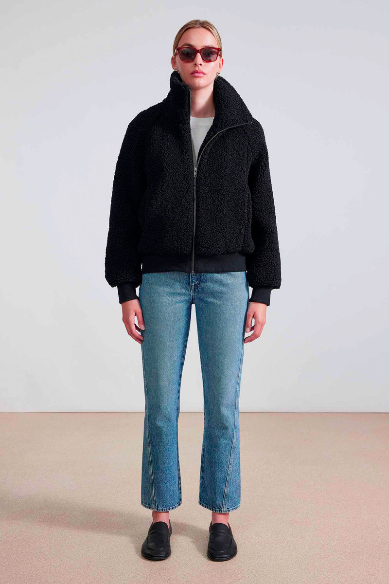 Apiece Apart Amager Bomber Jacket in Black