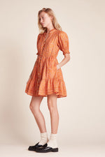 Trovata Phoebe Dress in Turmeric Ivy