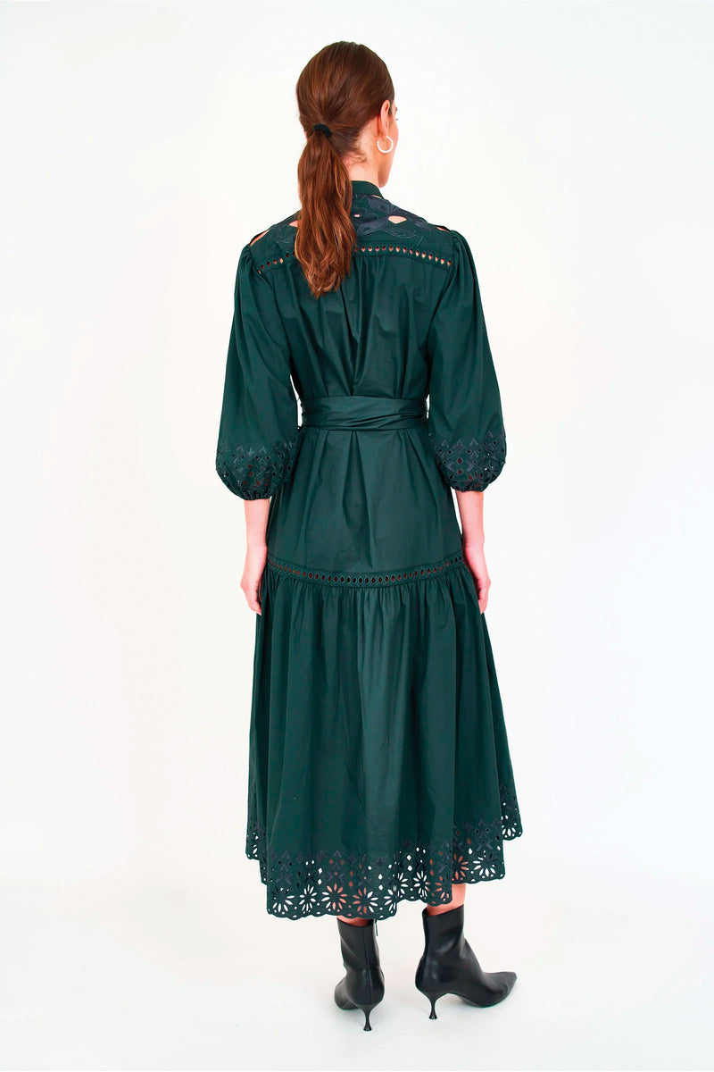 Christy Lynn Sasha Dress in Evergreen