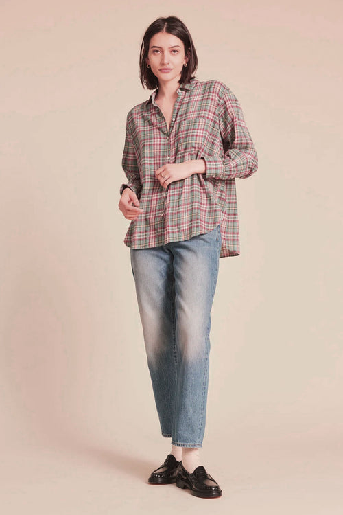 Trovata Blake Oversized Shirt in Fairmont Plaid