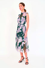 Christy Lynn Gemma Dress in Green Blossom