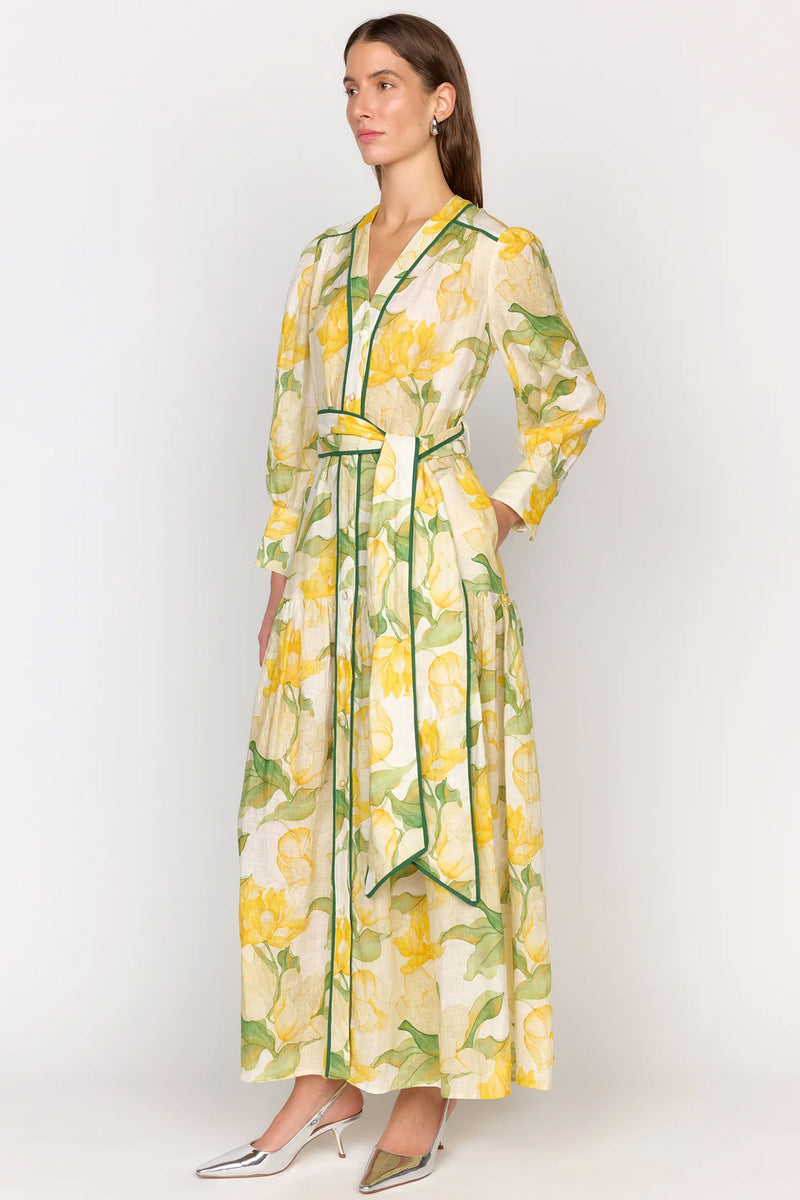 Christy Lynn Layla Dress in Waterlily Yellow