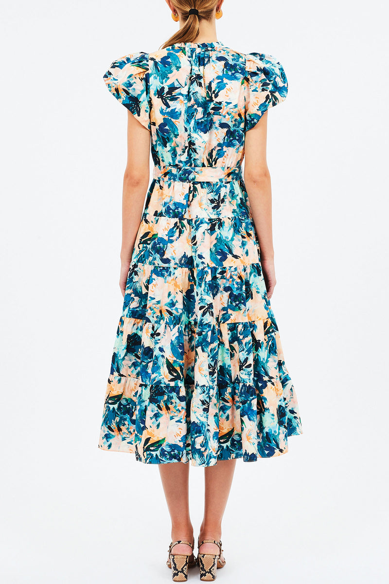 Ulla Johnson Ottillie Dress in Delphinium