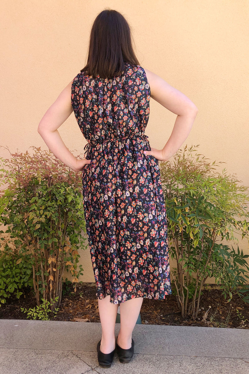 No.6 Pheobe Dress in Black Wisteria