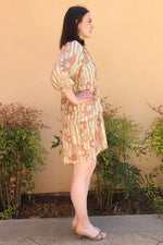 Natalie Martin Stevie Dress in Sunflower Stripe Print