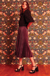 Caballero Mia Skirt in Chestnut Geo Print
