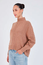 Not Shy Franek Sweater in Camel