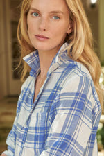 Frank and Eileen Rory Dress in Blue, Yellow Plaid