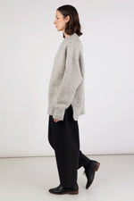Micaela Greg Coco Sweater in Heather Grey