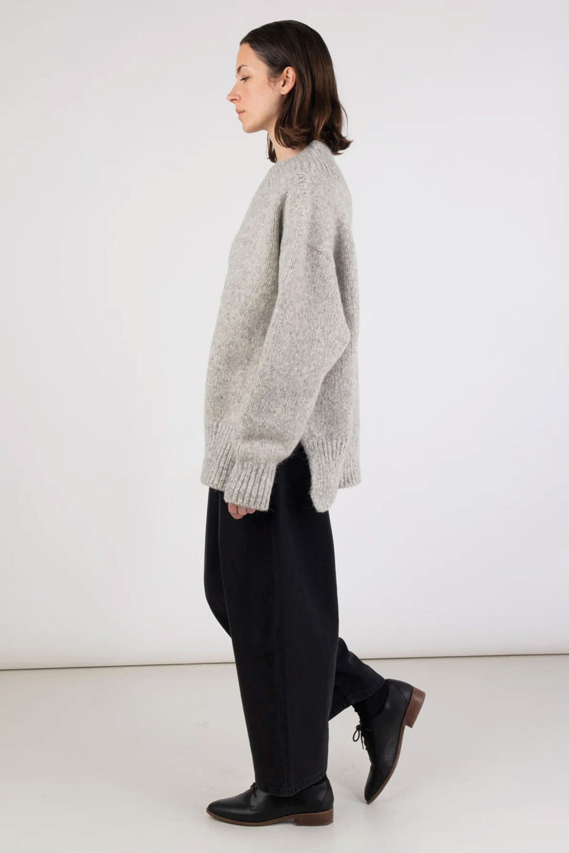 Micaela Greg Coco Sweater in Heather Grey