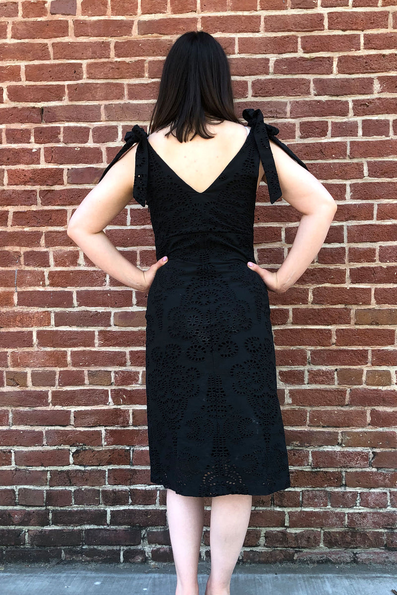 No.6 Seine Dress in Black Eyelet