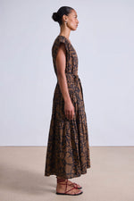 Apiece Apart Agathe Tier Maxi in Large Lace Chocolate Floral