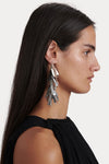 Rachel Comey 3" Sequin Earrings in Silver