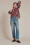 Trovata Lily Blouse in Carnation Print