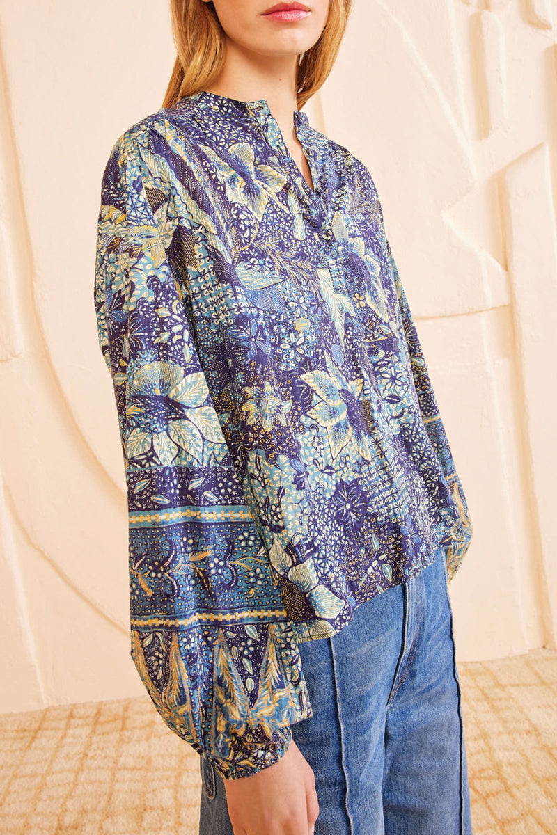 Ulla Johnson Harlowe Blouse in Portofino