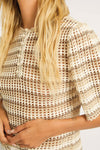 Caballero Agata Ivory Birch Sweater