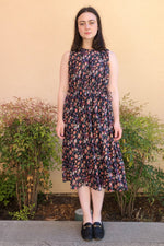 No.6 Pheobe Dress in Black Wisteria