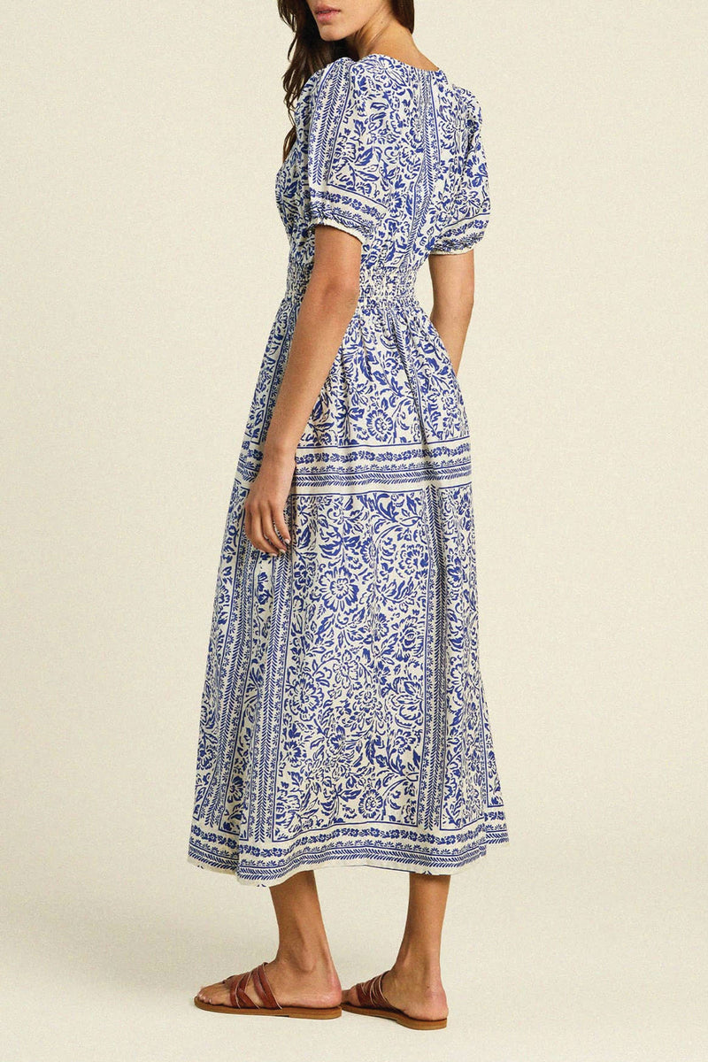 Trovata Sonia Dress in Hydra Border