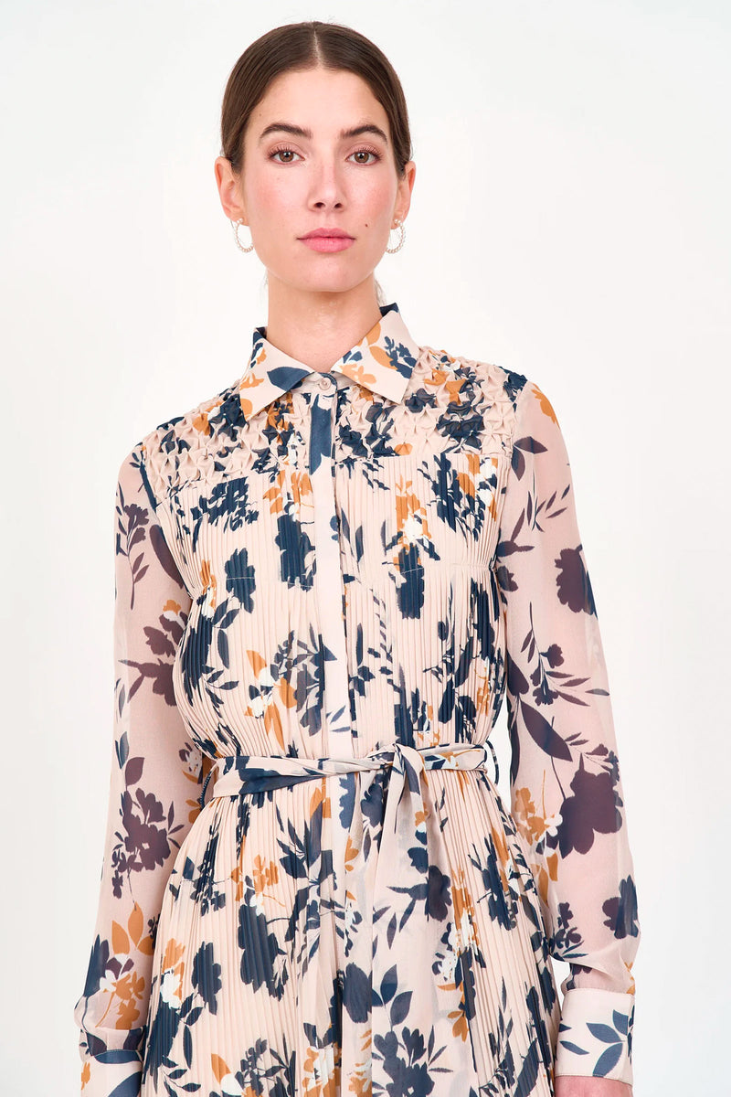 Christy Lynn Karie Dress in Inkblot Ivy
