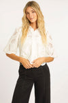 Caballero Juliette Ivory Lace Top