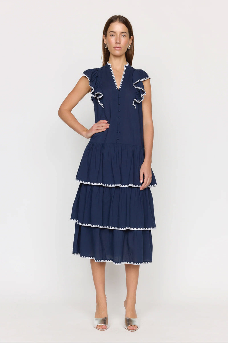 Christy Lynn Greer Dress in Navy