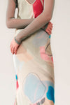 Silk Laundry 90s Slip Dress in Expressionist