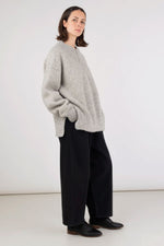 Micaela Greg Coco Sweater in Heather Grey