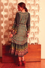 Caballero Long Sleeve Autumn Woodland Dress