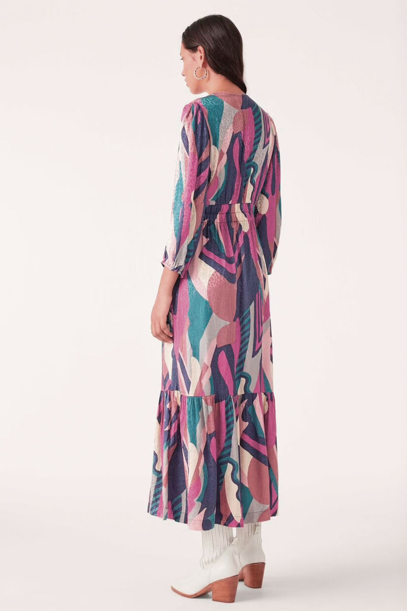 BA&SH Wina Dress in Blue