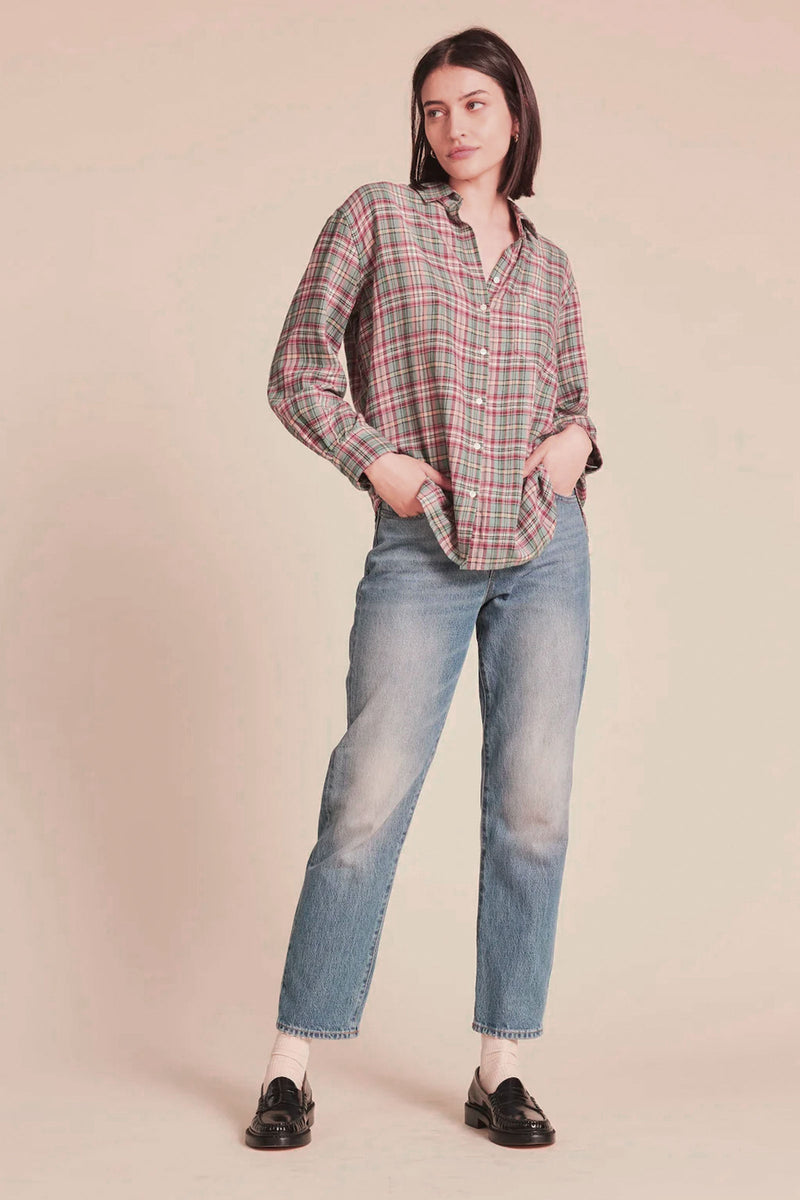 Trovata Blake Oversized Shirt in Fairmont Plaid