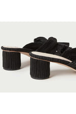 Loeffler Randall Emilia in Black Pleated Bow Heel