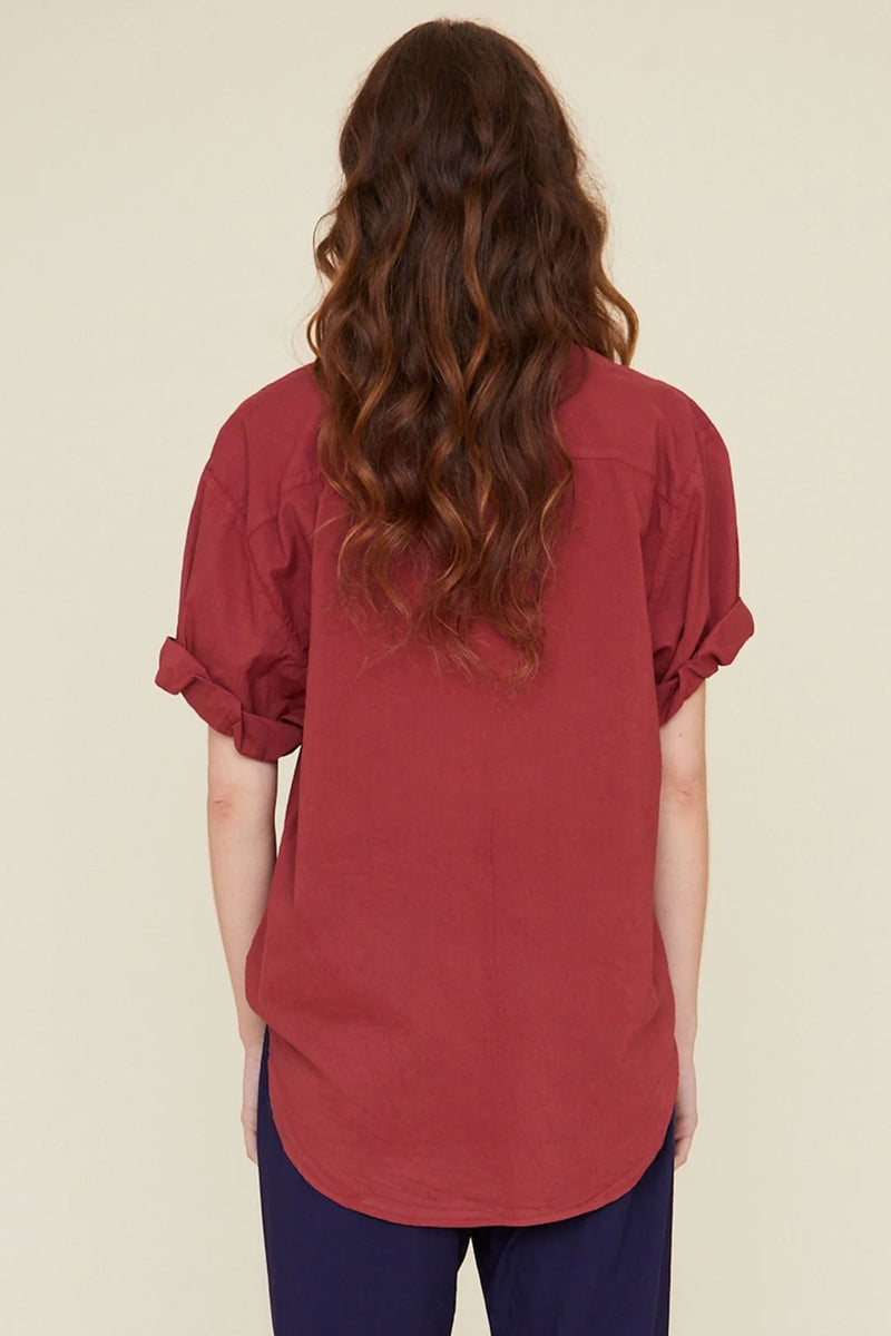 Xirena Channing Shirt in Brick Red