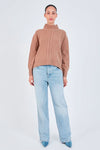 Not Shy Franek Sweater in Camel