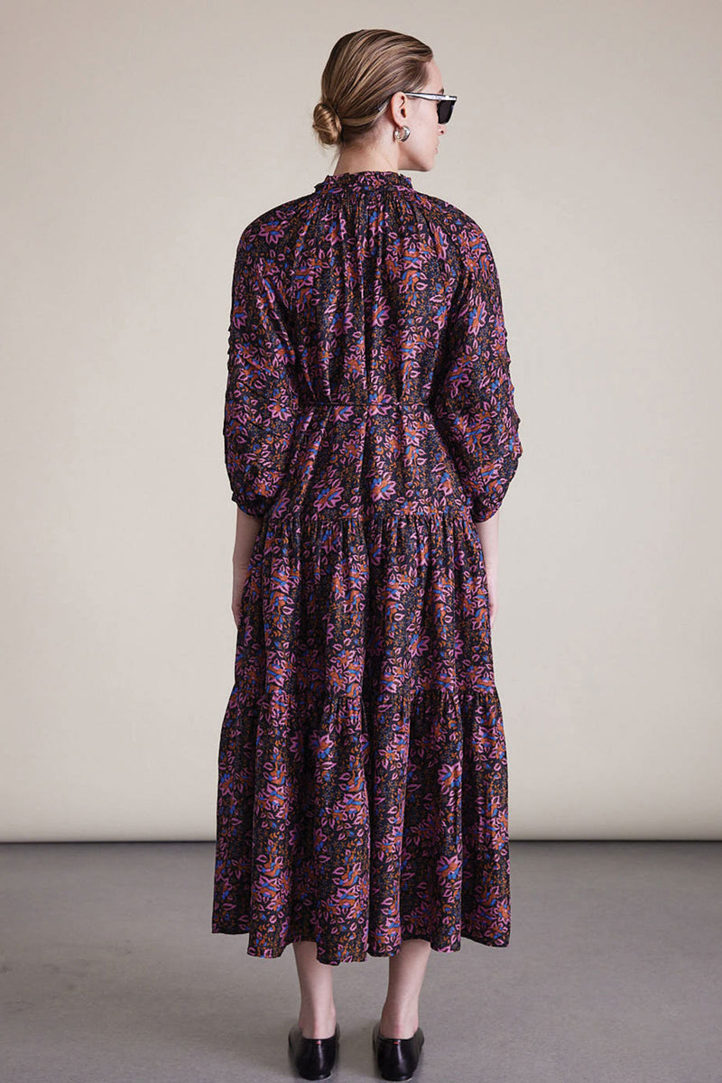 Apiece Apart Trinidad Maxi Dress in Folk Folliage