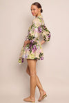 Cara Cara Raya Mini Dress in Wisteria Ginger Root