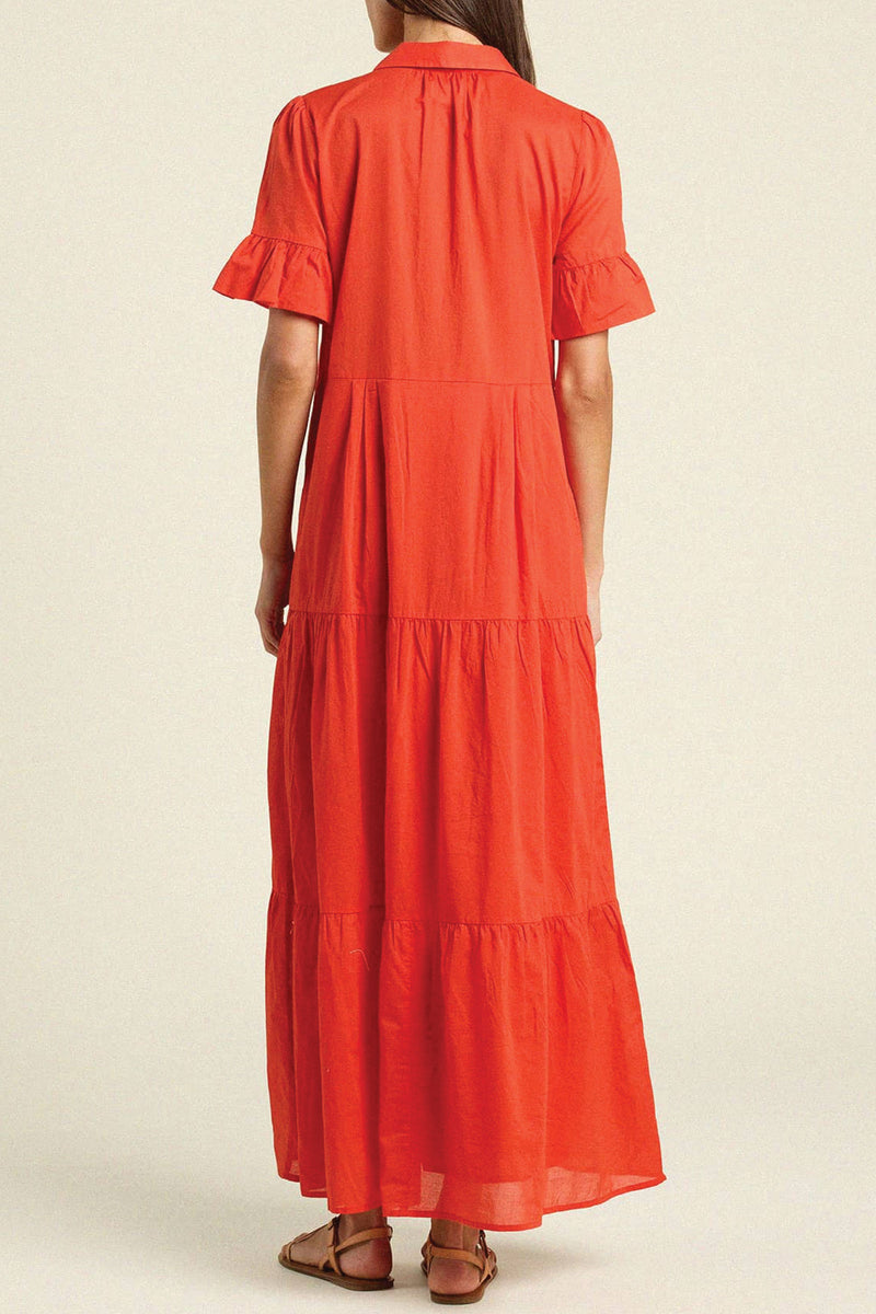 Trovata Martine Dress in Tomato
