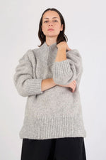 Micaela Greg Coco Sweater in Heather Grey