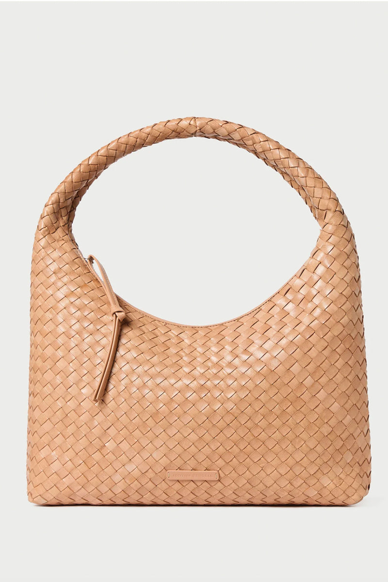 Loeffler Randall in Willow Woven Hobo in Desert Sand