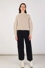 Micaela Greg Ines Sweater in Oatmeal