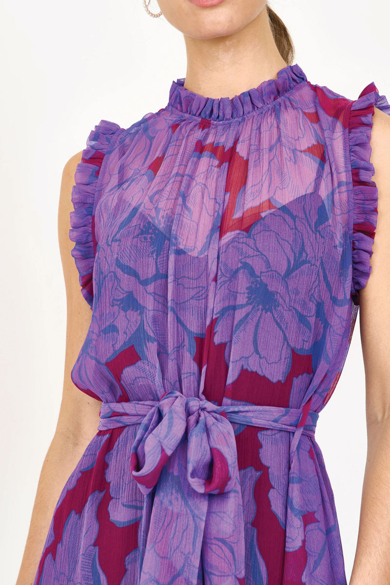 Christy Lynn Gemma Dress in Vibrant Bloom