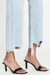 Frame Le Jane Crop Bite Hem Fizz Indigo