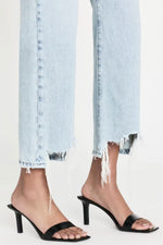 Frame Le Jane Crop Bite Hem Fizz Indigo
