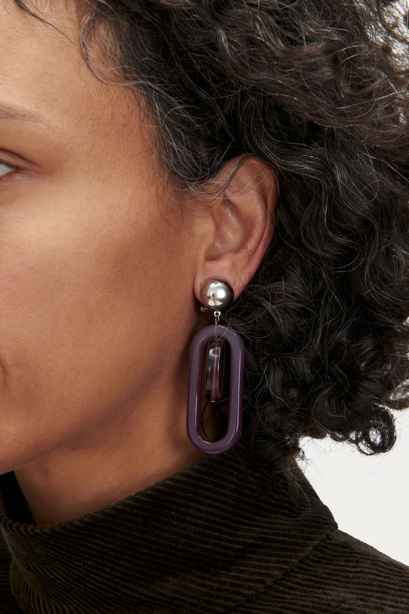 Rachel Comey Lohr Earrings in Violet