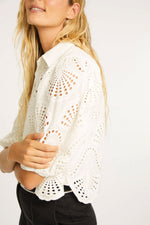 Caballero Juliette Ivory Lace Top