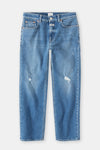 Closed Milo Jean in Mid Blue