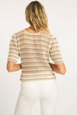 Caballero Agata Ivory Birch Sweater